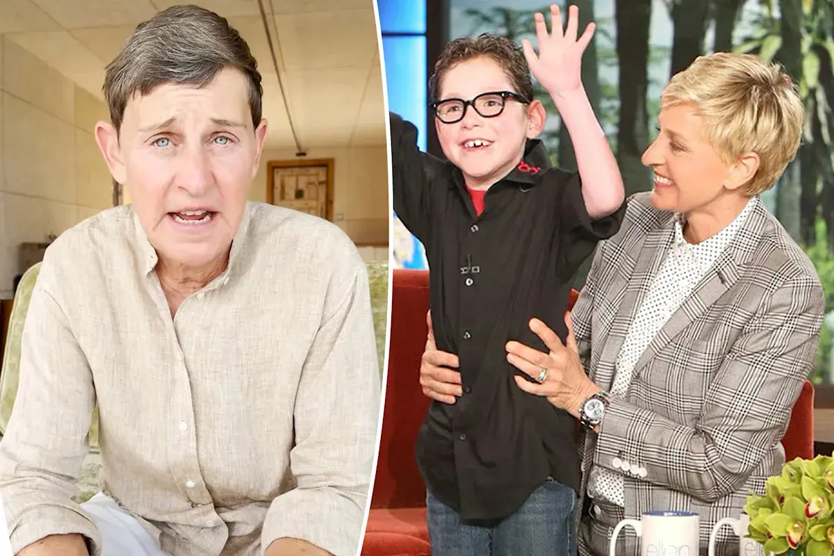 Ellen DeGeneres fights back tears as she mourns ‘boyfriend’ Tayt after his death at 19