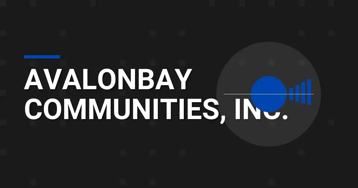 AvalonBay Communities, Inc.