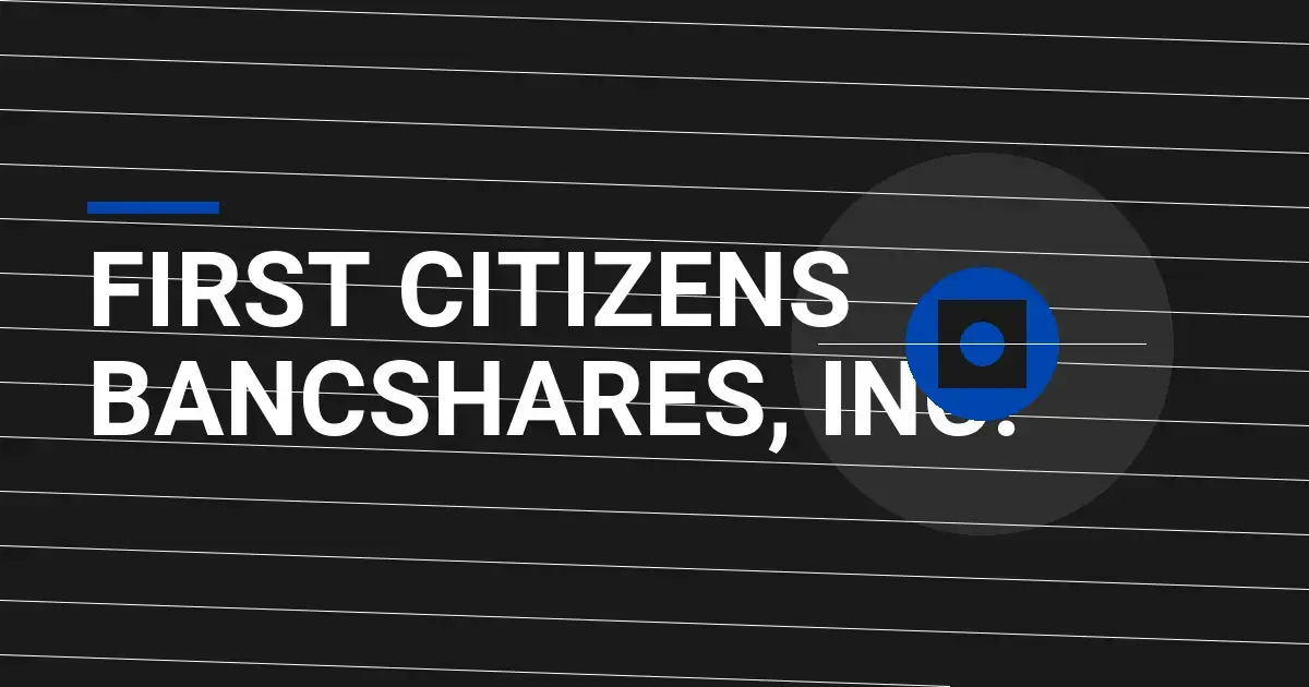 First Citizens BancShares, Inc.