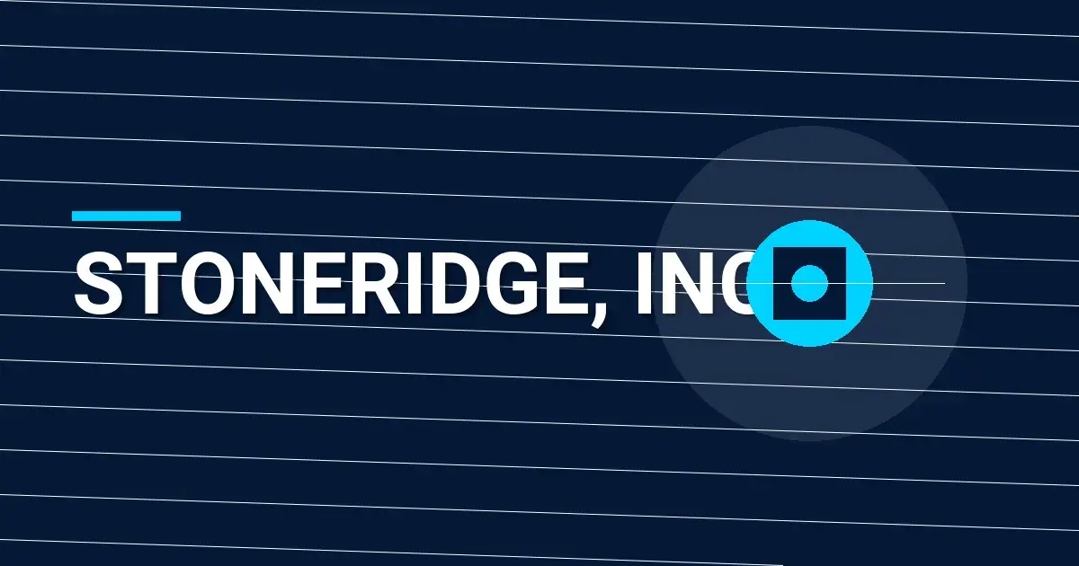 Stoneridge, Inc.